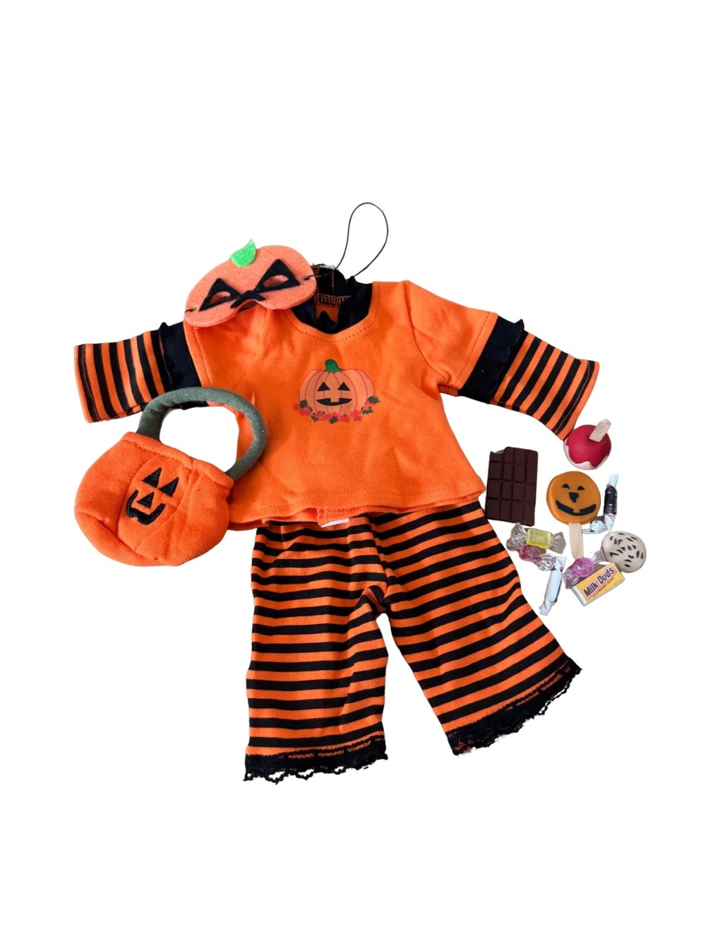 American Girl Doll Pumpkin Costume and Accessories